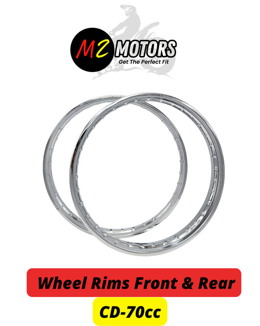Wheel Rim Front and Rear Set CD-70cc Atlas Honda Genuine