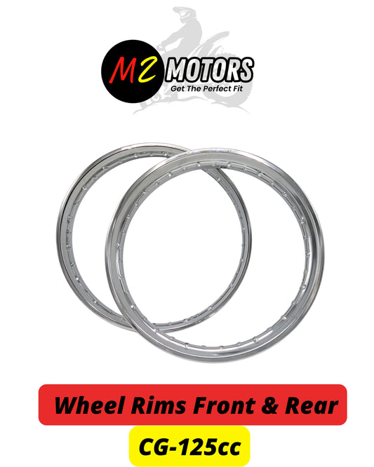 Wheel Rim Front and Rear Set CG-125cc Atlas Honda Genuine